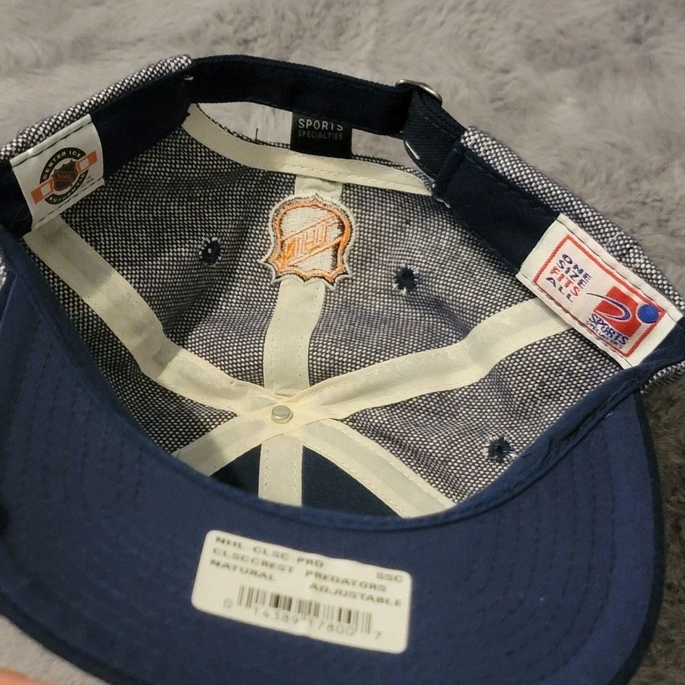 Vintage Nashville Predators Hat Cap Mens‎ One Size NHL Sports Specialties 90s